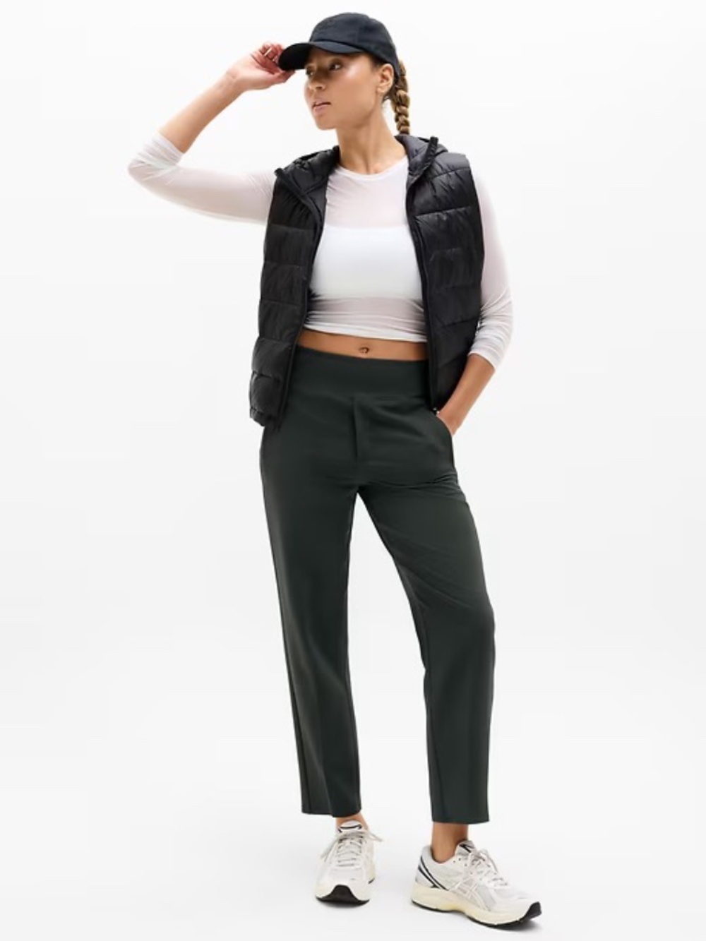 Athleta Endless High Rise Pant | Elm Green